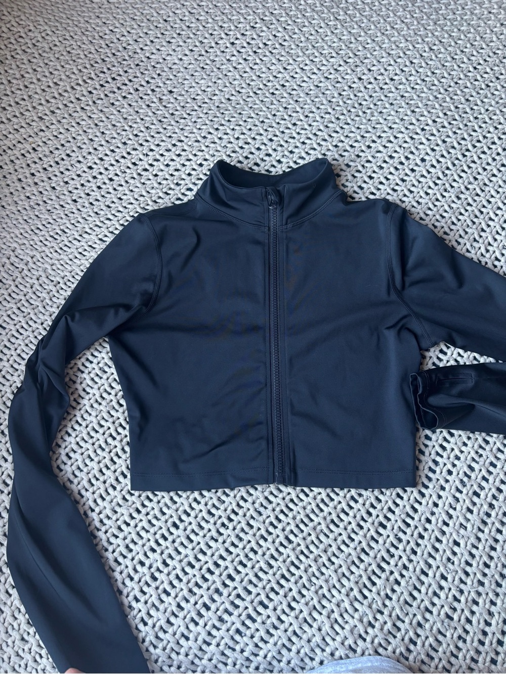 Zip-Up Cropped Jacket - Picture 4 of 4